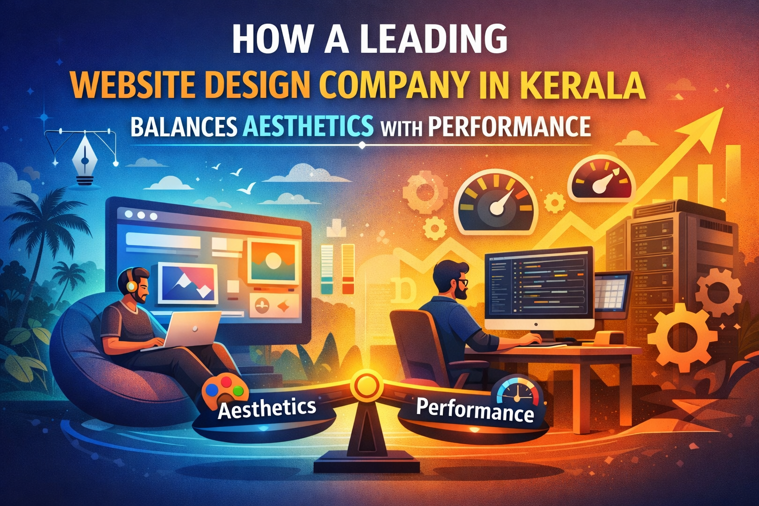 How a Leading Website Design Company in Kerala Balances Aesthetics with Performance